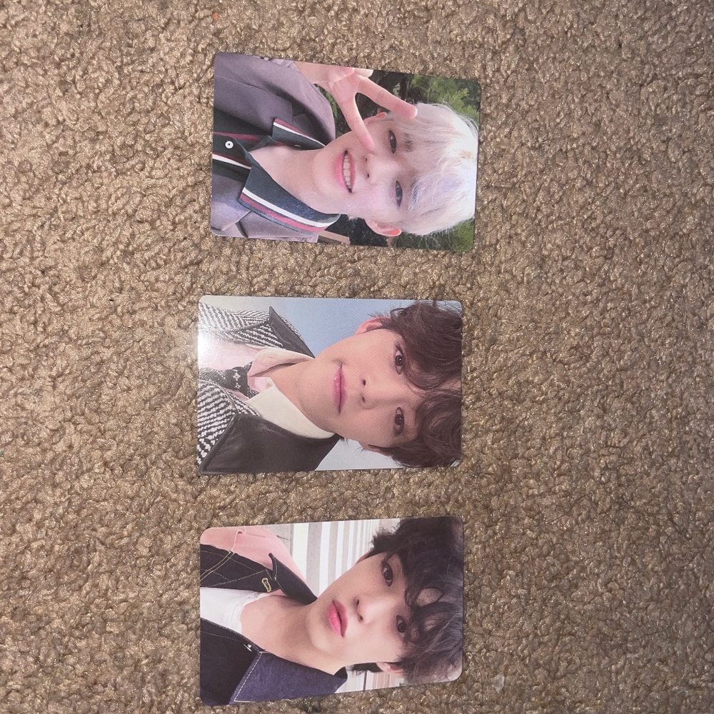 Hello! Here we have 3 S.coups photo cards! All from different albums!!!